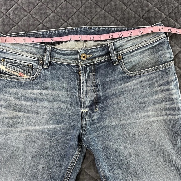 Diesel Jeans Men 32 X 30 Zantiny Bootcut Medium Wash Y2K CL - Picture 6 of 11